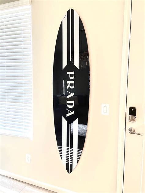 Prada Surfboard Wall Decor 